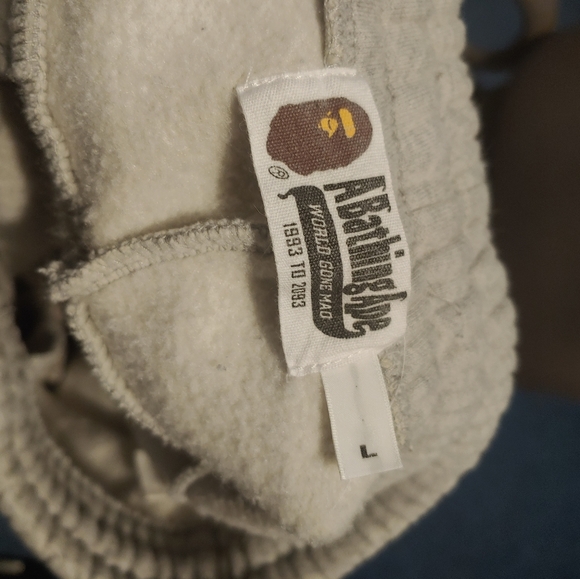 Bape Bathing Ape Shark Joggers Size LARGE - Picture 2 of 4